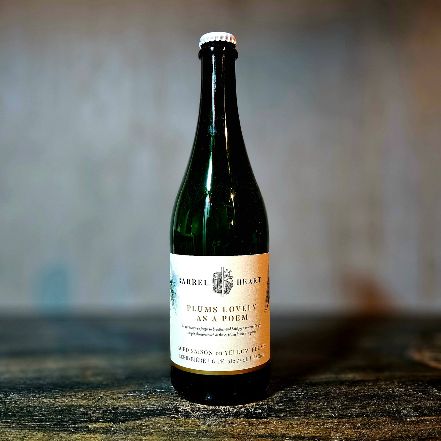 Barrel Heart "Plums Lovely as a Poem" Saison (2022)