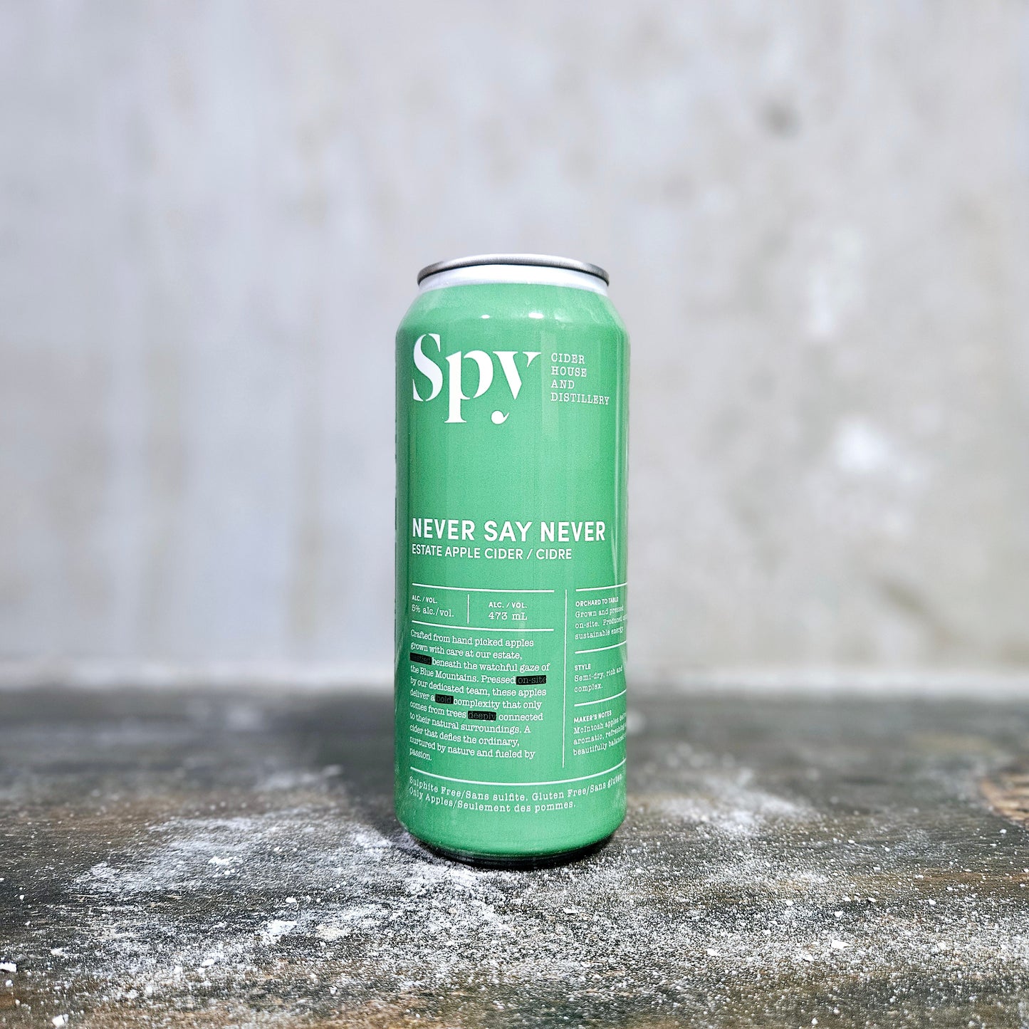 Spy "Never Say Never" Semi-Dry Cider