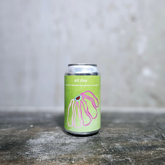 Revel "All Day" Cider with Strawberry, Plum & Lavender
